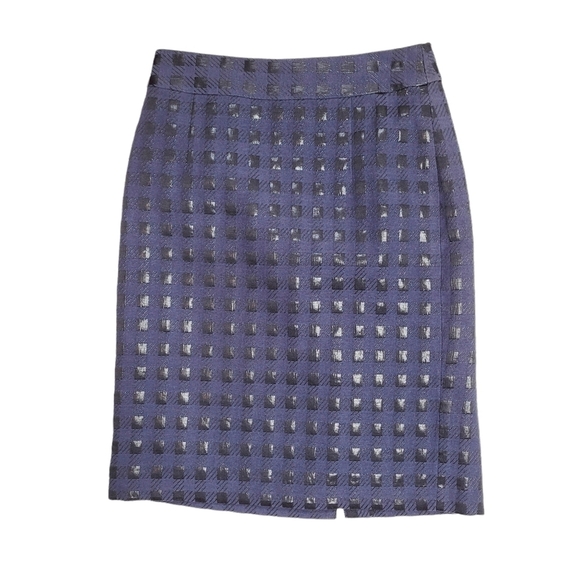 Banana Republic Navy Pencil Skirt Size 0 - Picture 1 of 4
